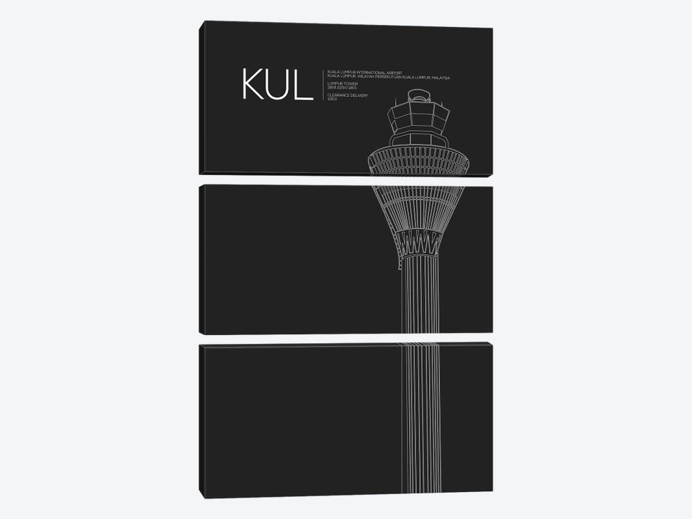 KUL Tower, Kuala Lumpur International Airport by 08 Left 3-piece Canvas Art