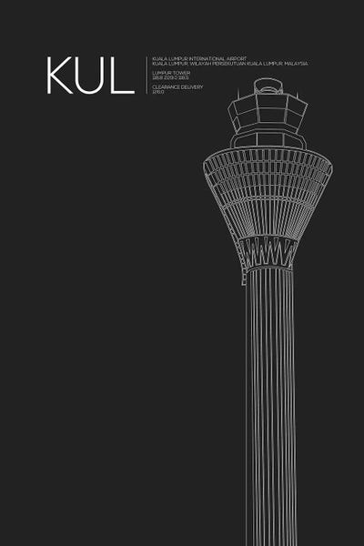 Airports: KUL Tower, Kuala Lumpur International Airport by 08 Left