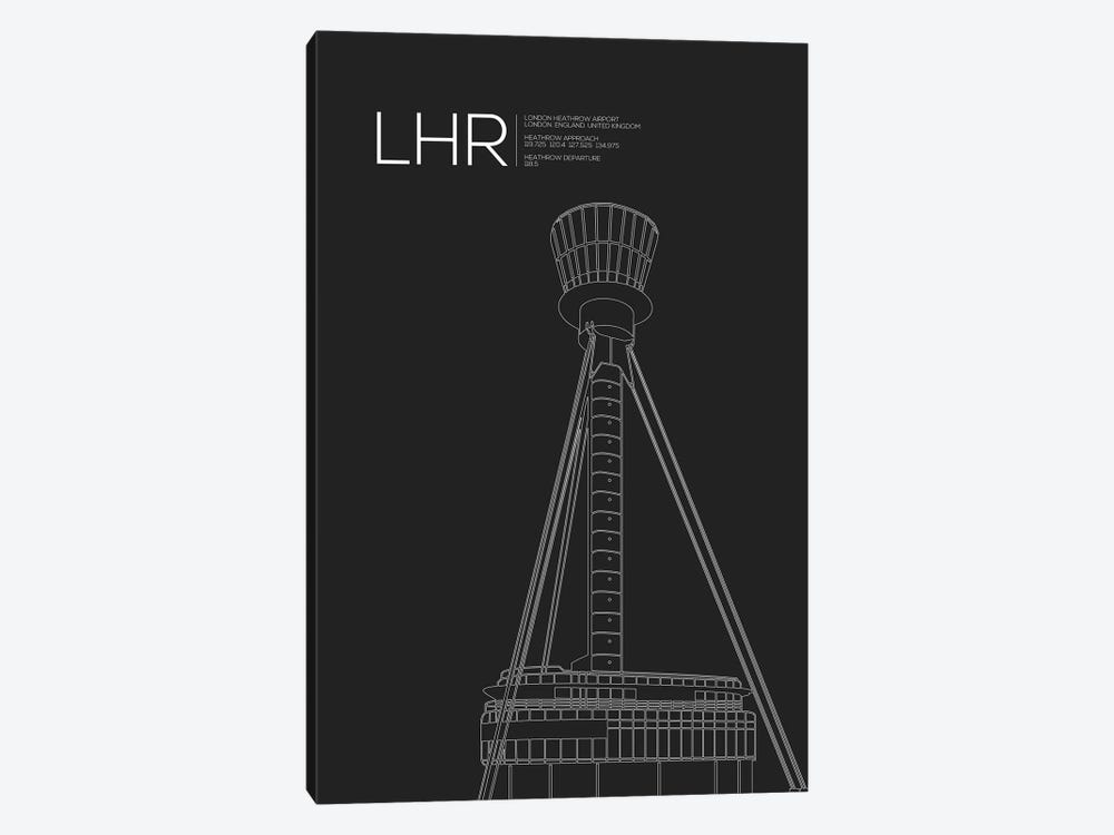 LHR Tower, Heathrow Airport by 08 Left 1-piece Art Print