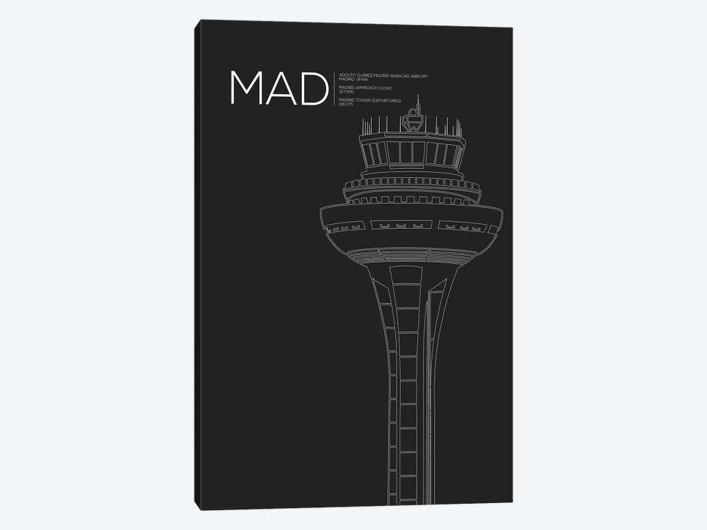 MAD Tower, Madrid, Spain by 08 Left 1-piece Canvas Wall Art