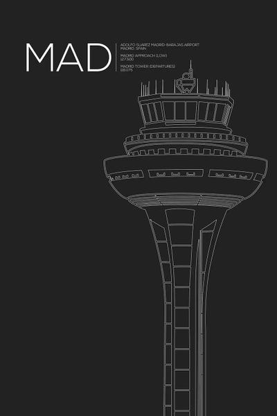 Airports: MAD Tower, Madrid, Spain by 08 Left