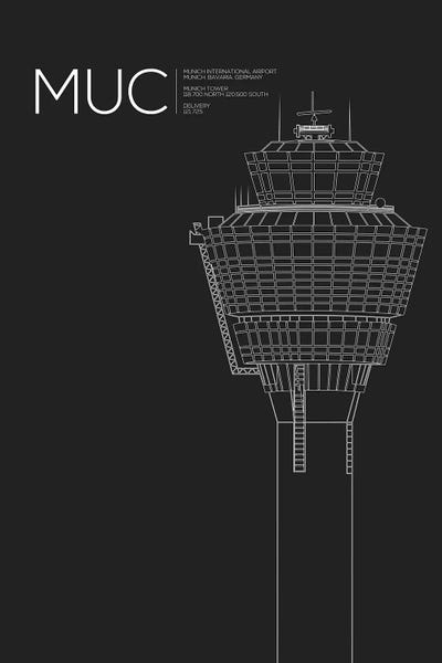 Airports: MUC Tower, Munich International Airport by 08 Left