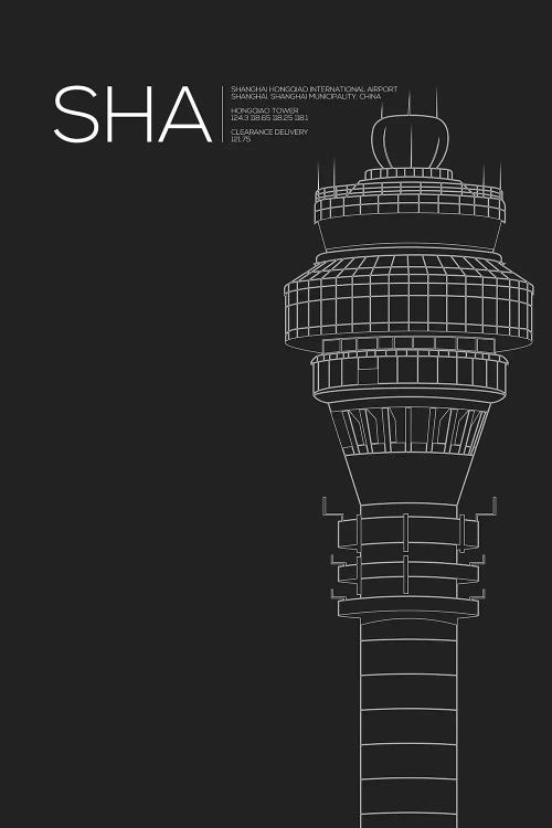 SHA Tower, Shanghai International Airport by 08 Left wall art