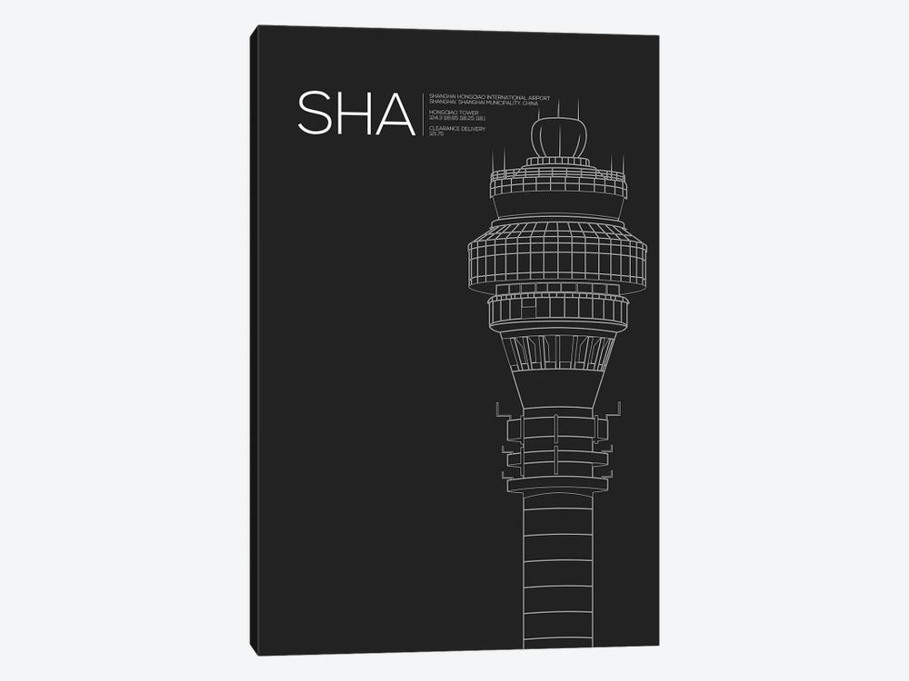 SHA Tower, Shanghai International Airport by 08 Left 1-piece Canvas Artwork