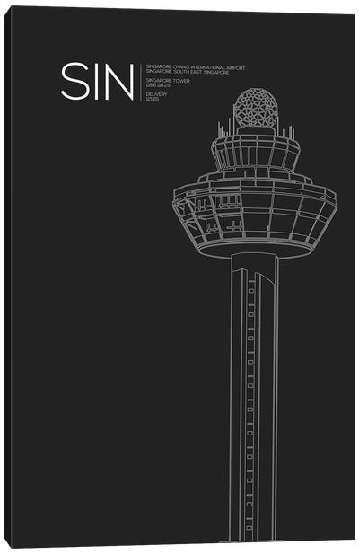 SIN Tower, Singapore International Airport Canvas Art Print