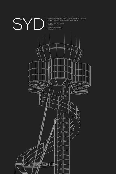 Airports: SYD Tower, Sydney International Airport by 08 Left