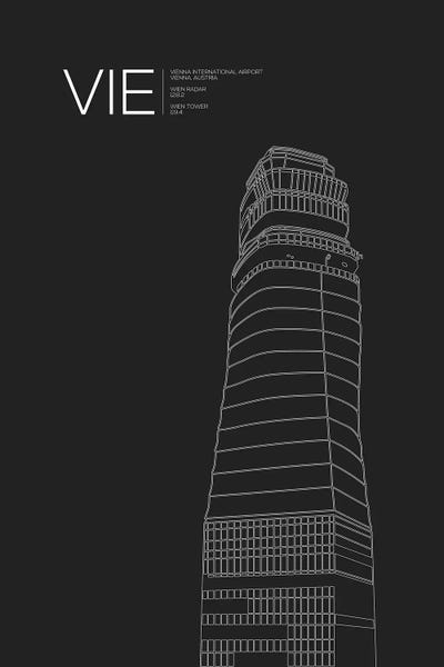 Vienna: VIE Tower, Vienna International Airport by 08 Left