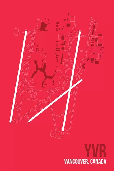 British Columbia: YVR Diagram, Vancouver by 08 Left