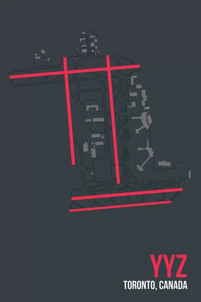 Toronto: YYZ Diagram, Toronto by 08 Left