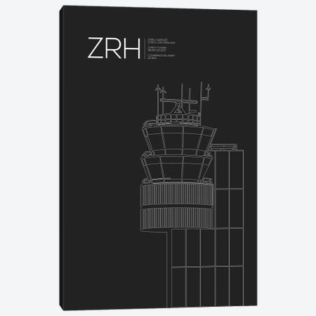 ZRH Tower, Zurich Airport Canvas Print #OET199} by 08 Left Canvas Art