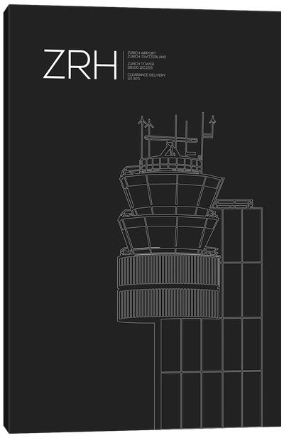 ZRH Tower, Zurich Airport Canvas Art Print - Zurich