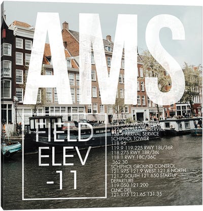 AMS Live Canvas Art Print - Amsterdam Art