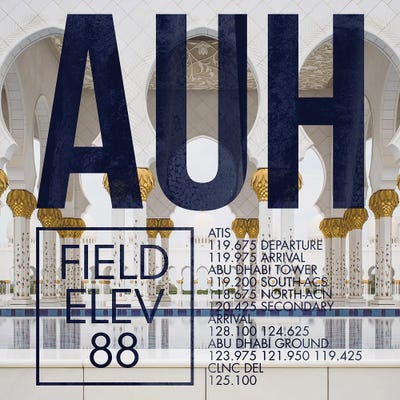 AUH Live by 08 Left art print
