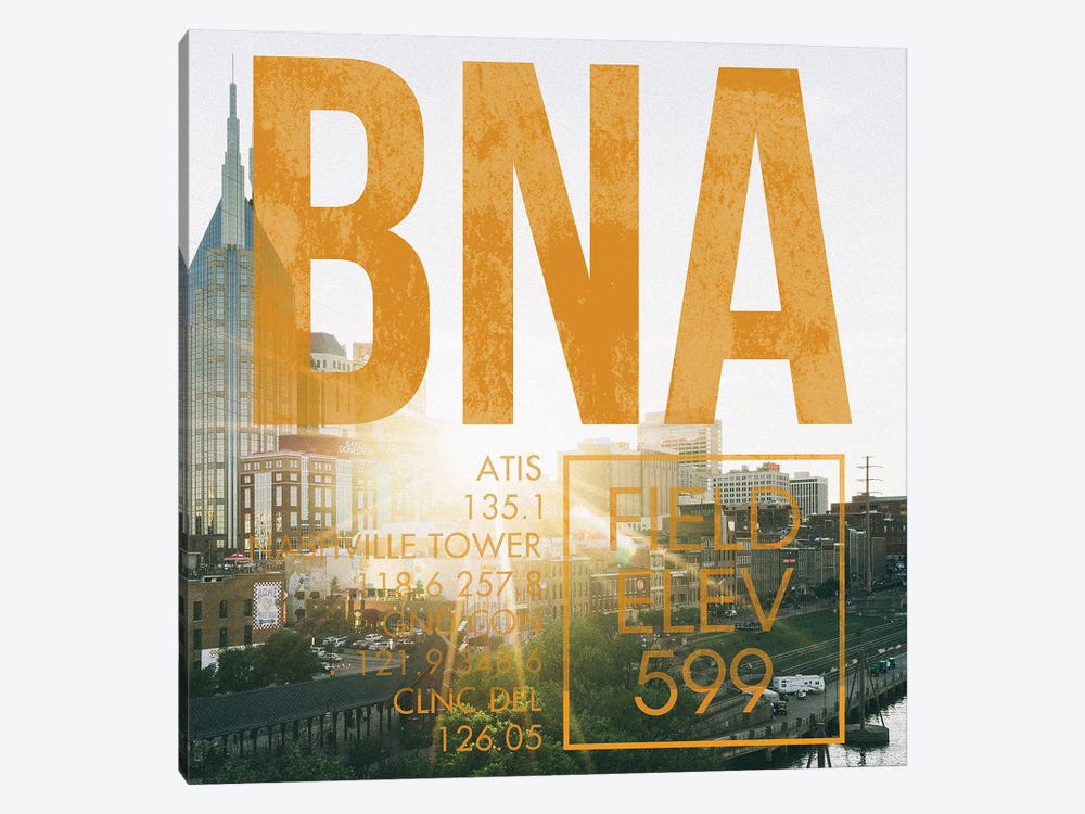 BNA Live by 08 Left 1-piece Canvas Wall Art