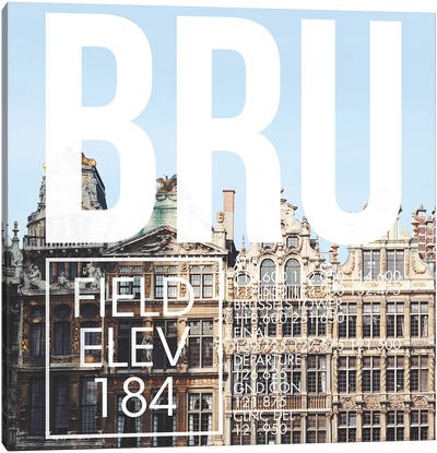 BRU Live Canvas Art Print - Belgium