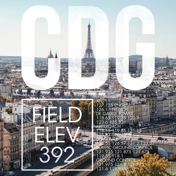 Paris Typography: CDG Live by 08 Left
