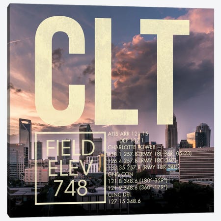 CLT Live Canvas Print #OET223} by 08 Left Canvas Wall Art