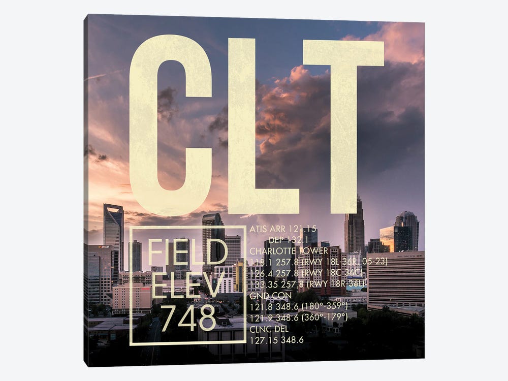 CLT Live by 08 Left 1-piece Canvas Print