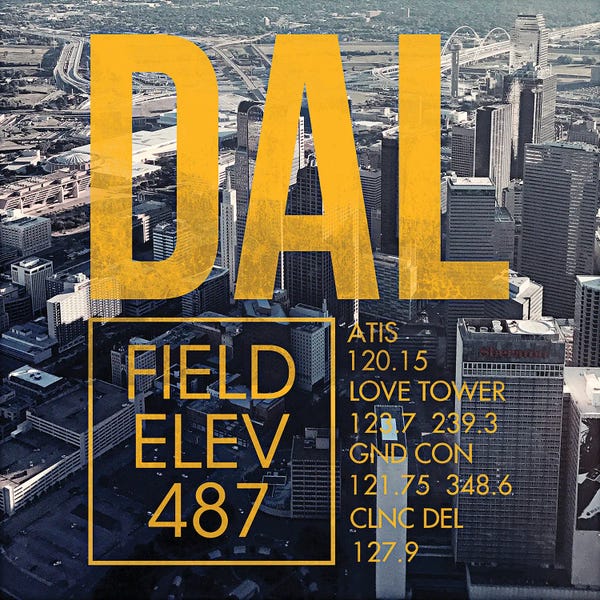 Canvas Print: DAL Live by 08 Left