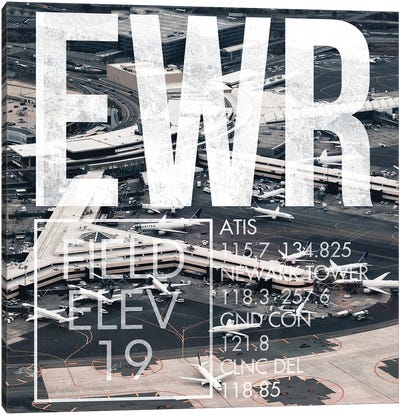EWR Live Canvas Art Print - Airport Art