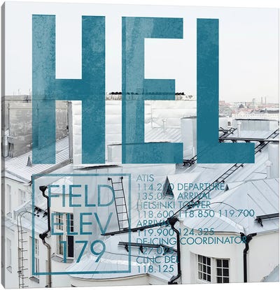 HEL Live Canvas Art Print - Finland