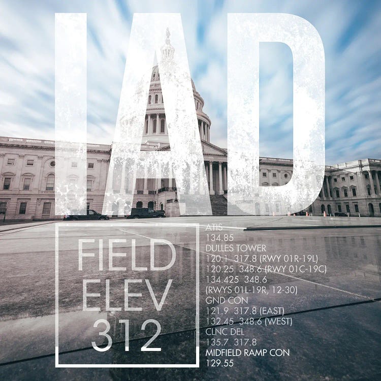 IAD Live by 08 Left wall art