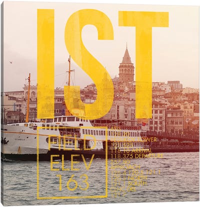 IST Live Canvas Art Print - Istanbul Art