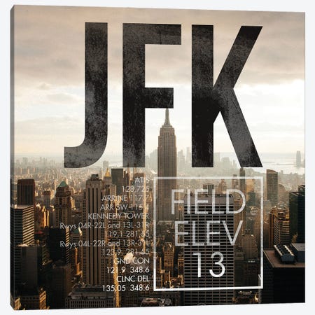 JFK Live Canvas Print #OET250} by 08 Left Canvas Print