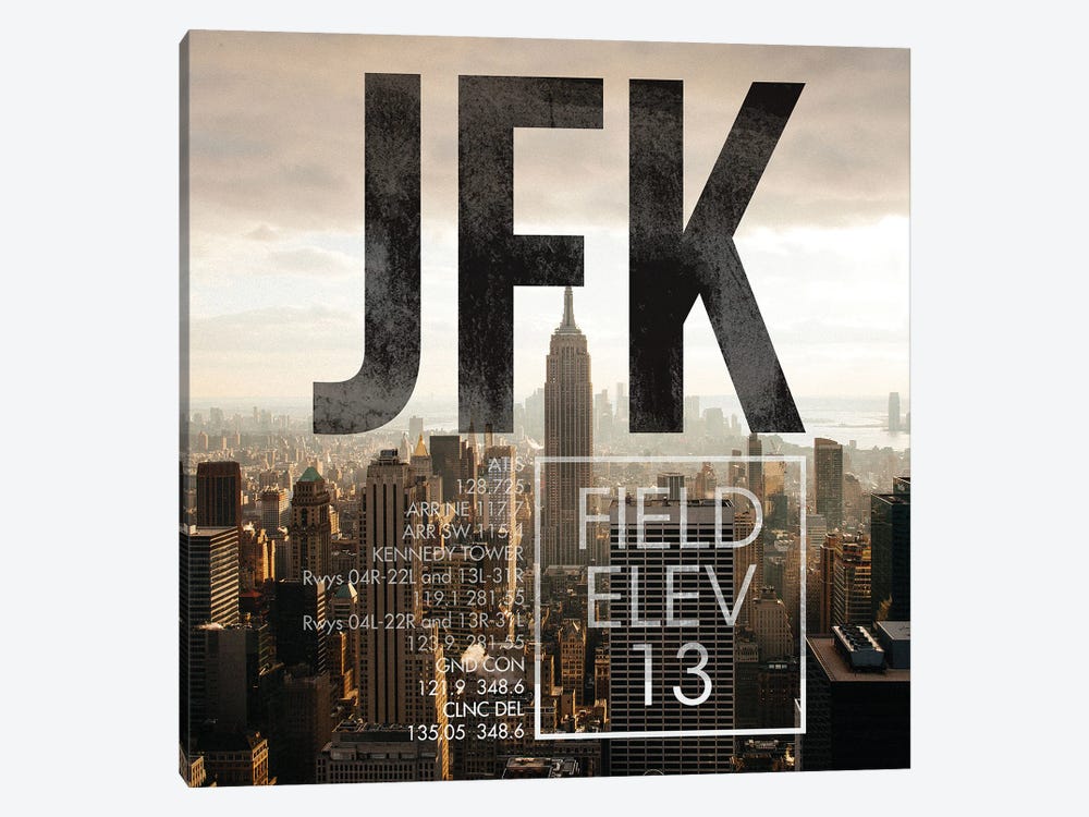 JFK Live by 08 Left 1-piece Canvas Print