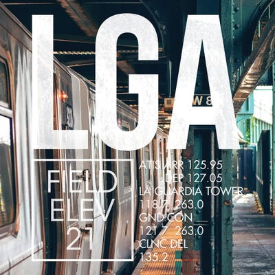 LGA Live by 08 Left framed canvas print