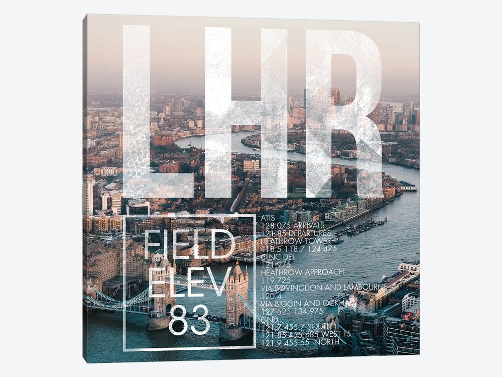 LHR Live by 08 Left 1-piece Canvas Wall Art