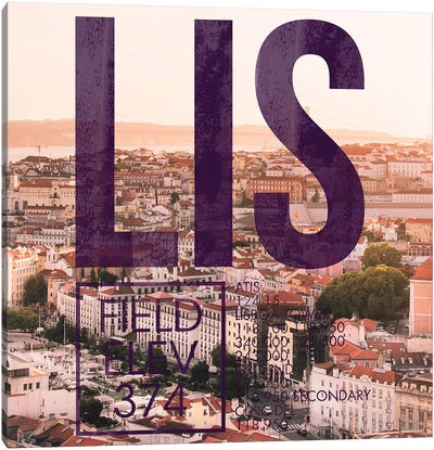 LIS Live Canvas Art Print - Lisbon