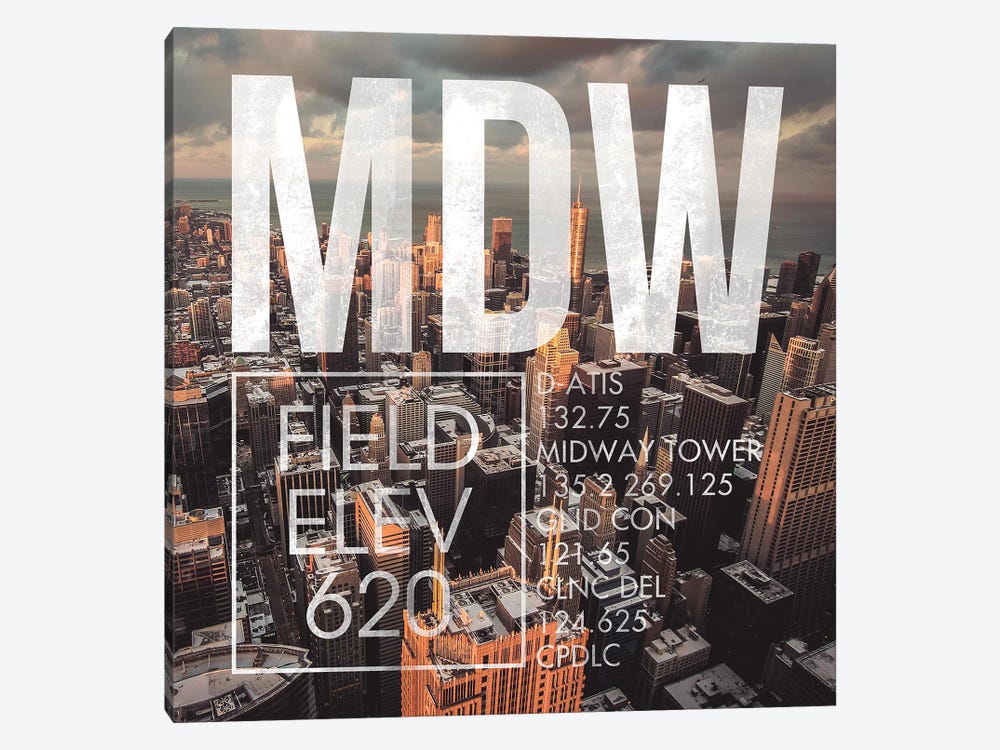 MDW Live by 08 Left 1-piece Canvas Artwork