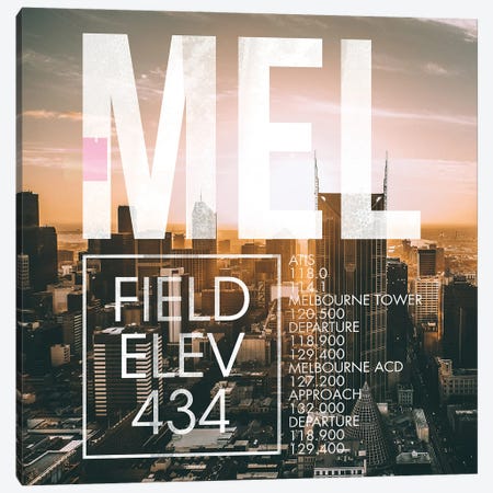 MEL Live Canvas Print #OET260} by 08 Left Canvas Wall Art
