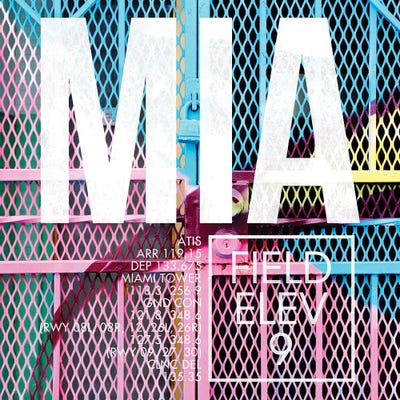 MIA Live by 08 Left framed wall art