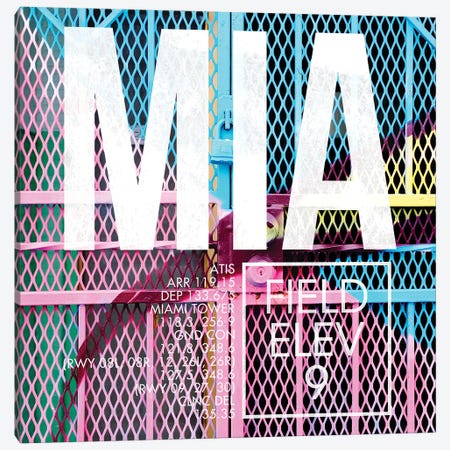 MIA Live Canvas Print #OET262} by 08 Left Canvas Wall Art