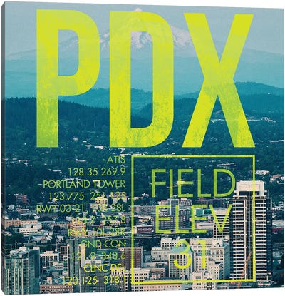 PDX Live Canvas Art Print - Portland Art