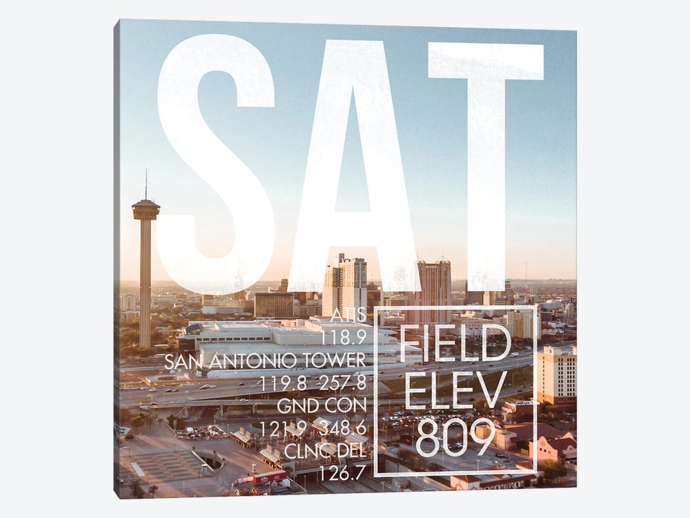 SAT Live by 08 Left 1-piece Canvas Wall Art