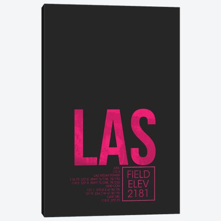 Las Vegas (McCarran) Canvas Print #OET27} by 08 Left Canvas Print