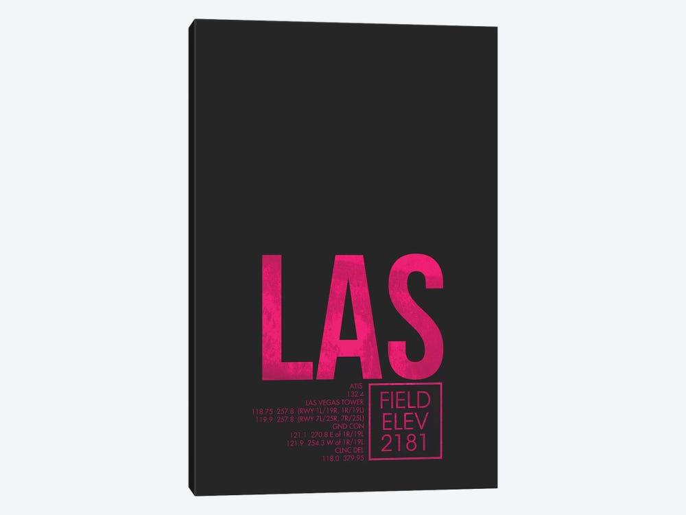 Las Vegas (McCarran) by 08 Left 1-piece Art Print