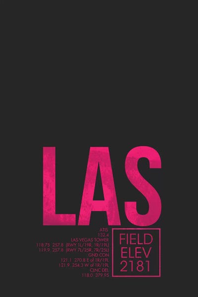 Nevada: Las Vegas (McCarran) Airport Code by 08 Left