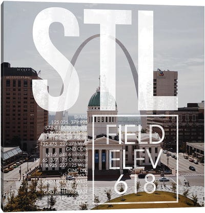 STL Live Canvas Art Print - St. Louis Art