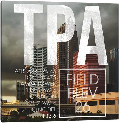 TPA Live Canvas Art Print - Tampa Bay Art