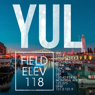 YUL Live by 08 Left framed wall art