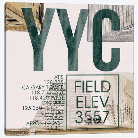YYC Live Canvas Print #OET291} by 08 Left Art Print