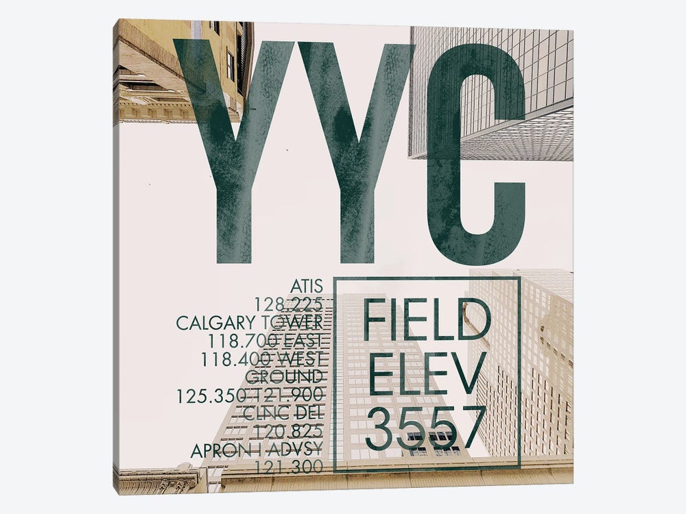 YYC Live by 08 Left 1-piece Canvas Artwork