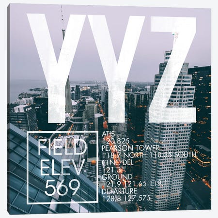 YYZ Live Canvas Print #OET292} by 08 Left Canvas Print