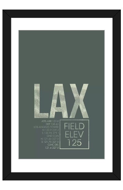 Los Angeles Paper Art Print - 08 Left