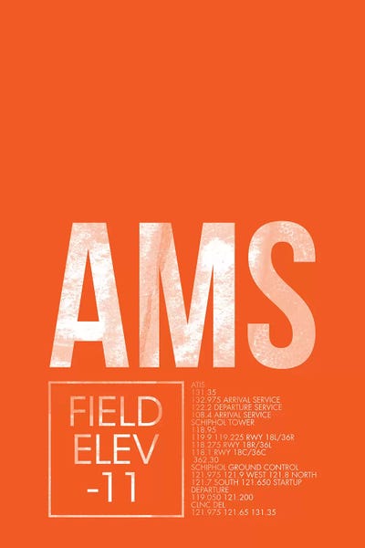 Airports: Amsterdam Airport Code by 08 Left