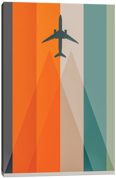Jet Bands Canvas Art Print - Airplane Art